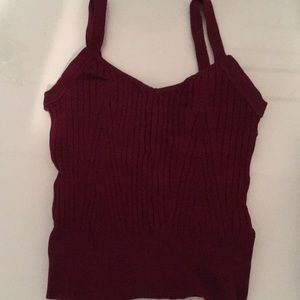 Red SEEK tank top
